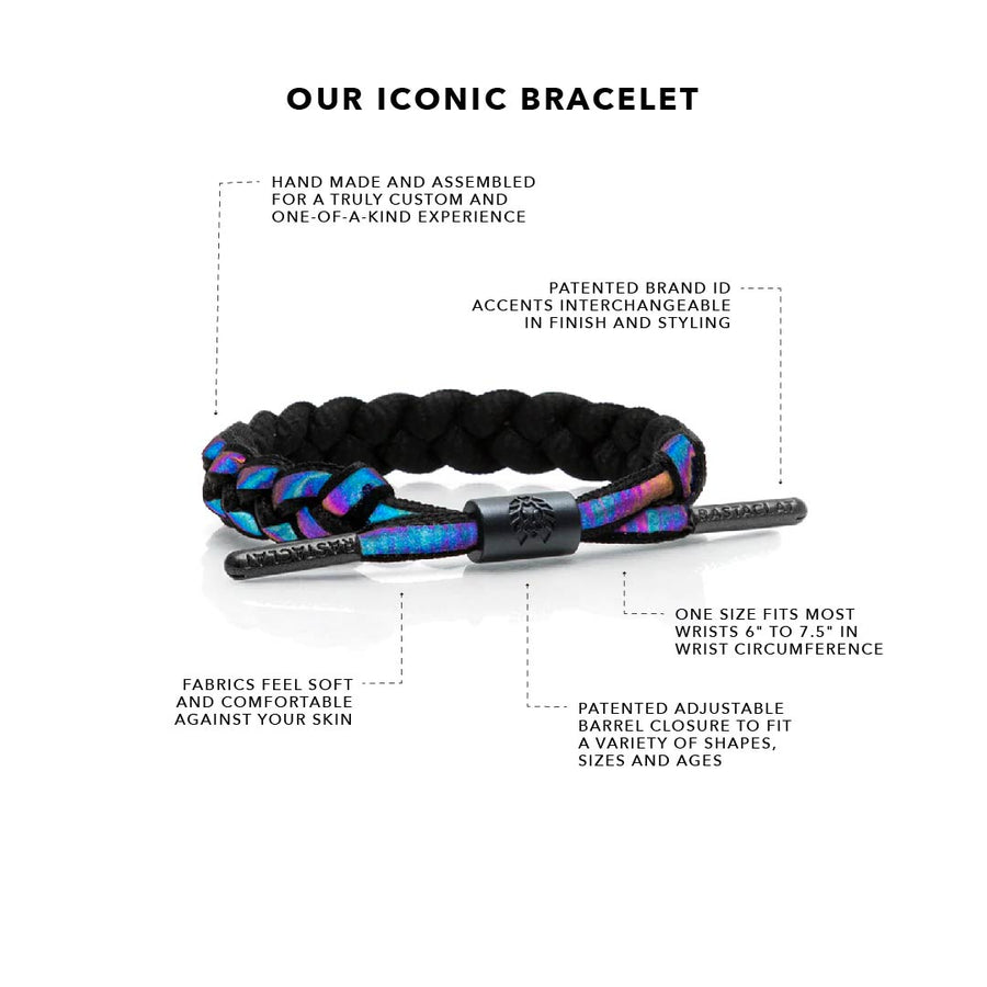 Void Reflective Rastaclat Bracelet