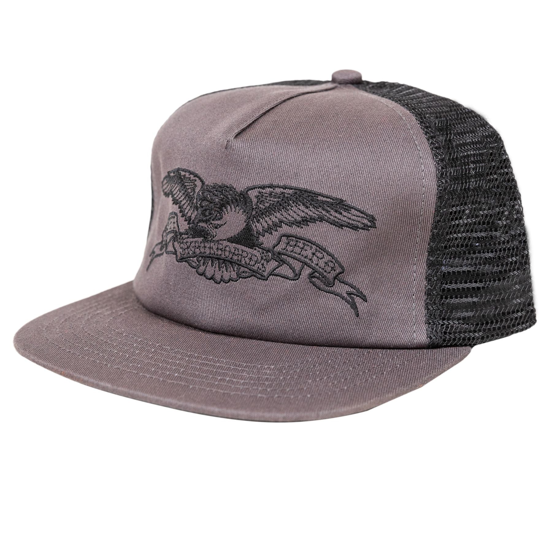 Charcoal Basic Eagle AntiHero Snapback