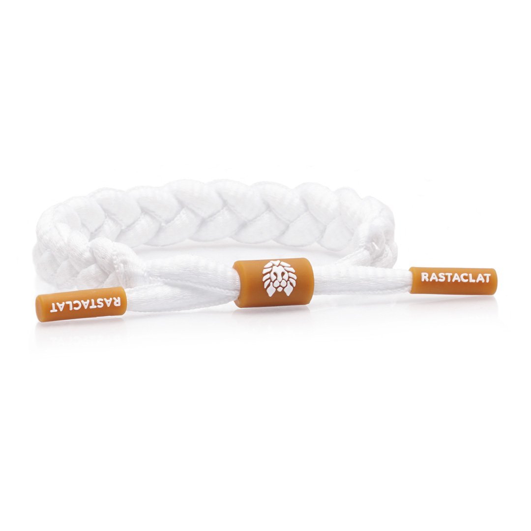 Rastaclat Gum White Shoelace Bracelet