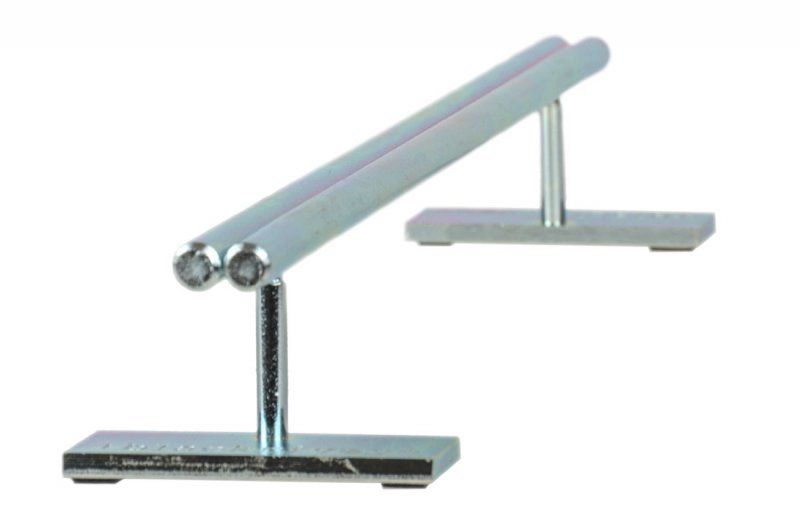 Blackriver Ramps Fingerboard Shotgun Rail Low - Silver