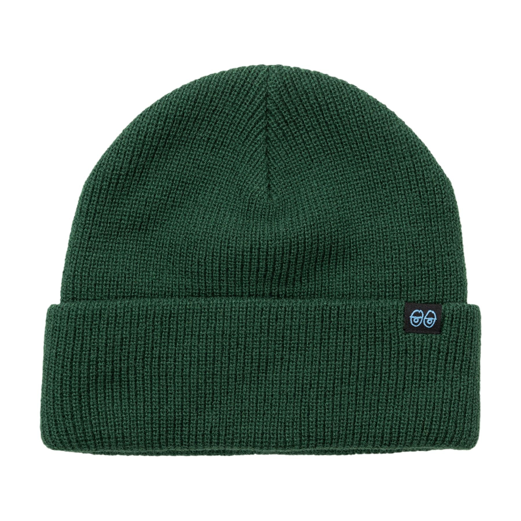 Dark Green Eyes Krooked Skateboards Cuff Beanie