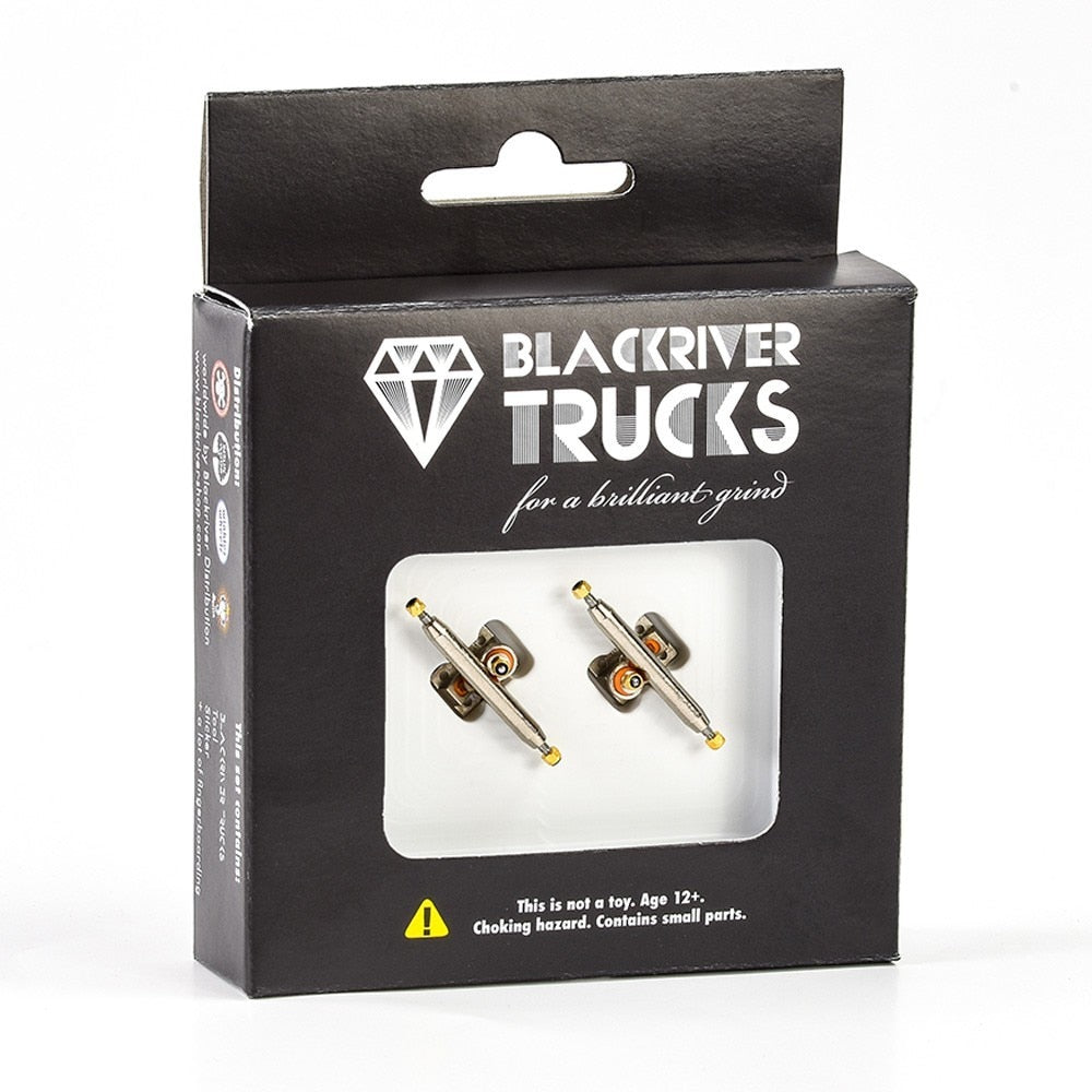 Blackriver 2.0 Fingerboard Trucks - Super Silver