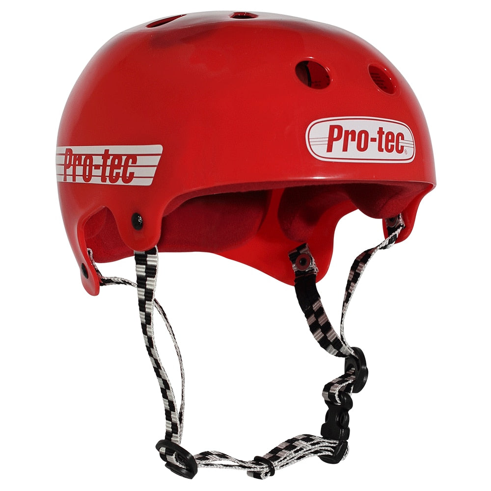 Pro-Tec The Bucky Skate Helmet- Gloss Red