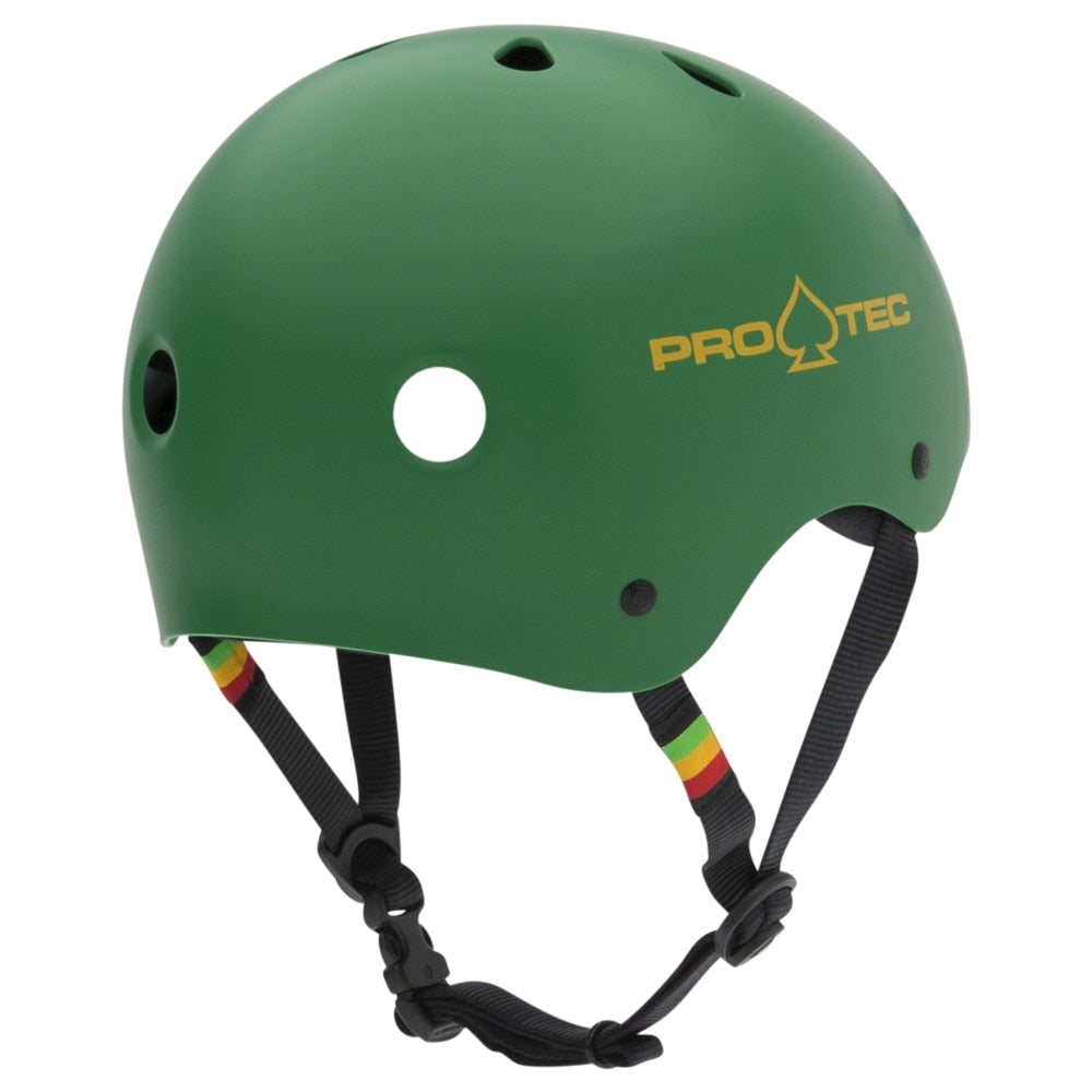 Pro-Tec Classic Skate Helmet- Matte Rasta Green