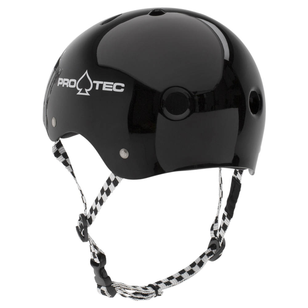 Pro-Tec Classic Skate Helmet- Black/Checker