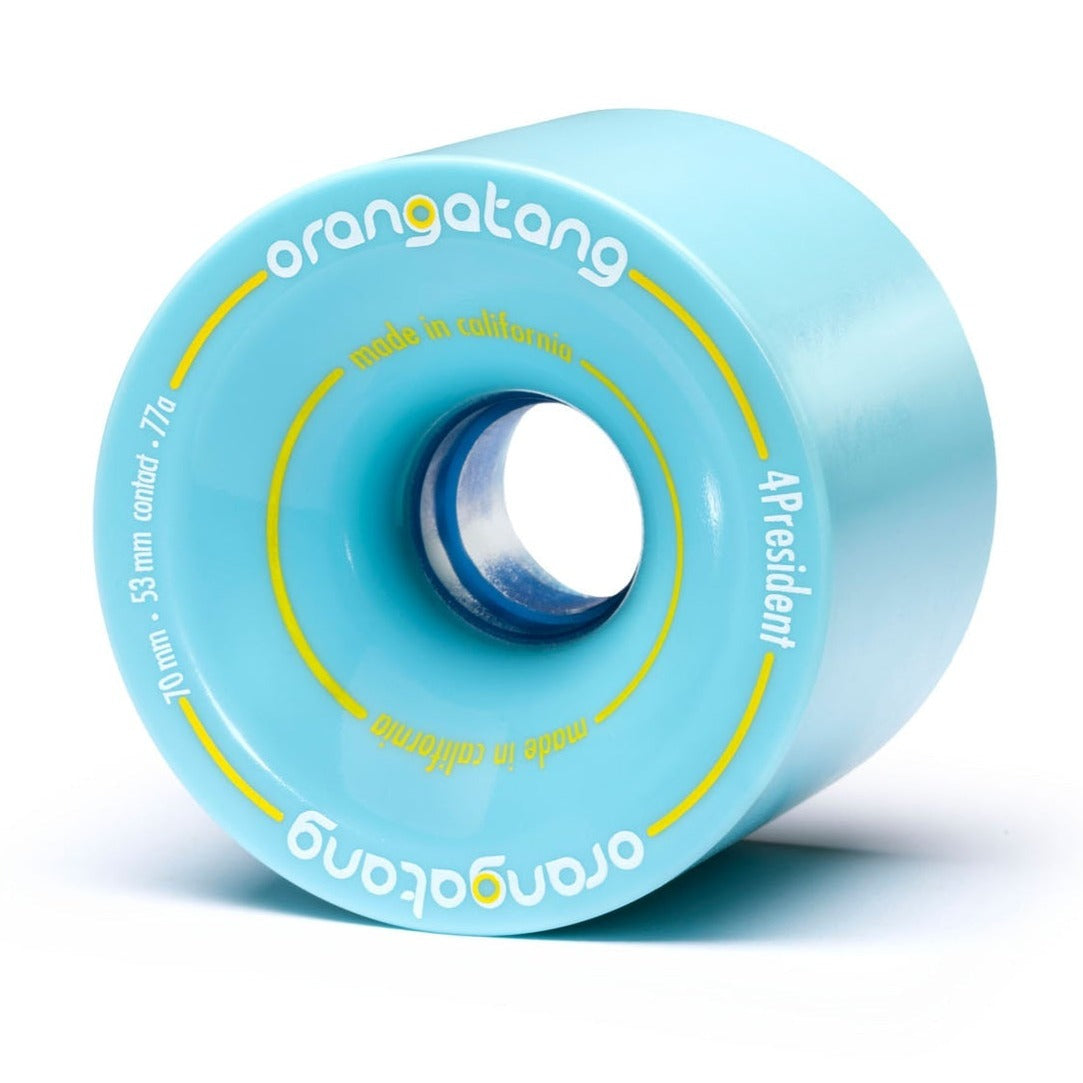 Blue 77a 4President Orangatang Longboard Wheels