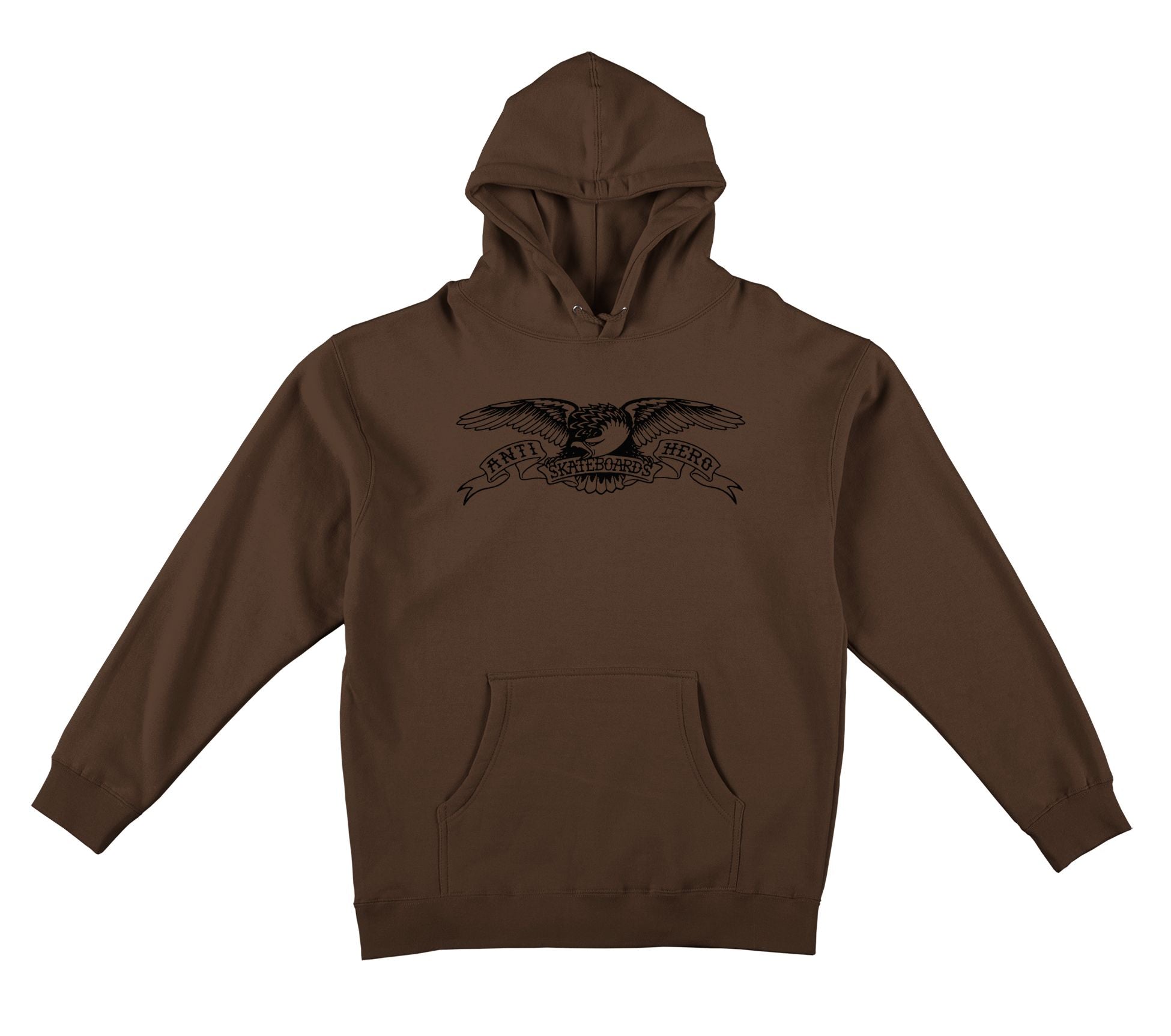 Brown/Black Basic Eagle Antihero Hoodie