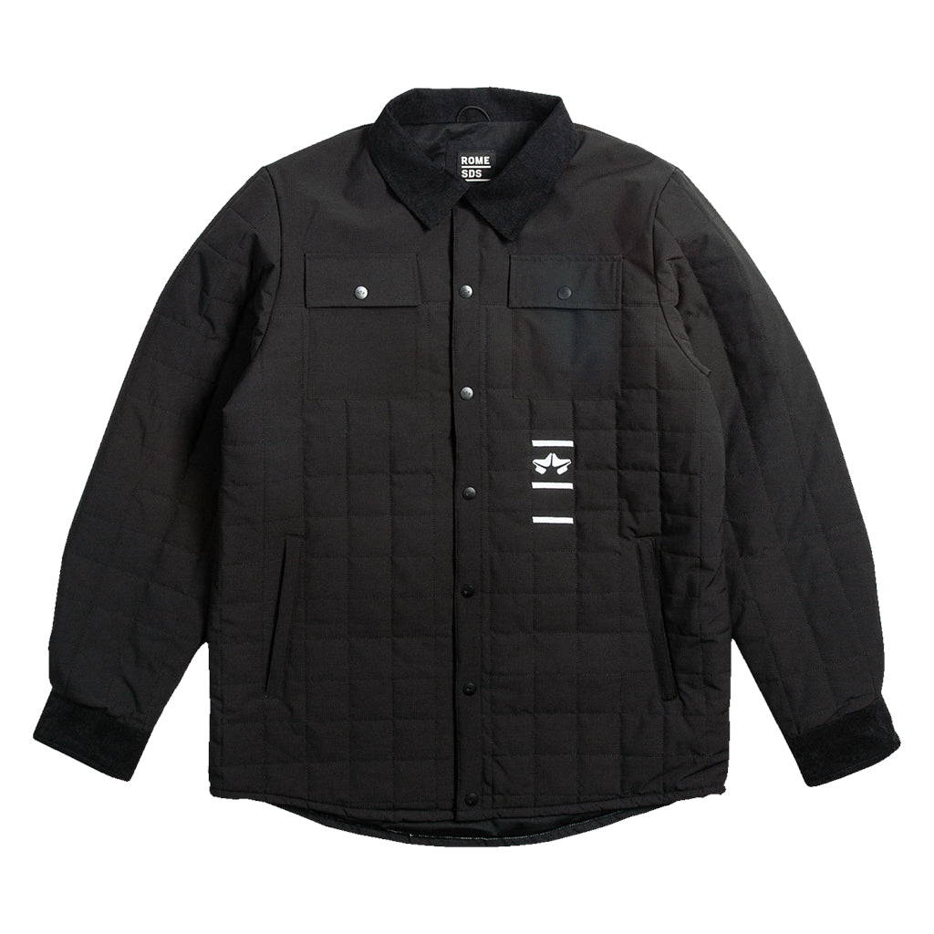 Black Shacket Rome Snowboards Jacket