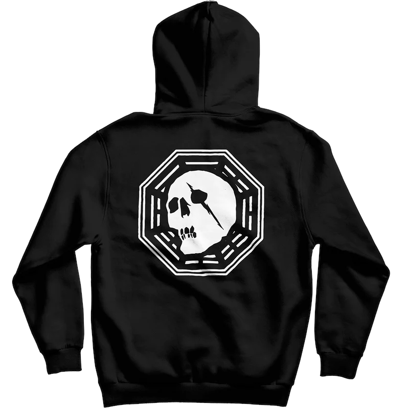 Black Skull Capita Snowboards Hoodie Back