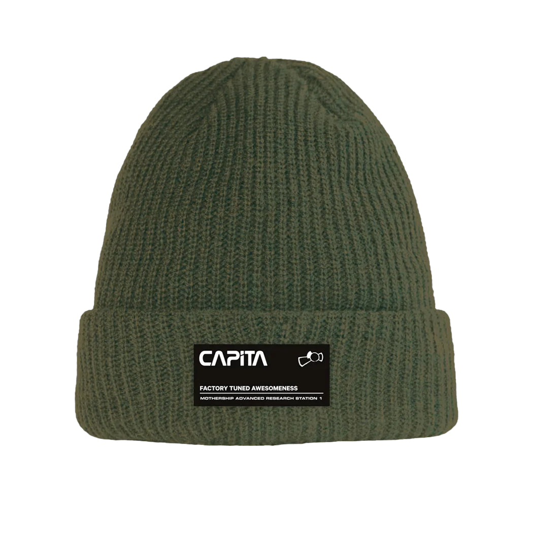 Olive Capita Snowboard Factory Beanie
