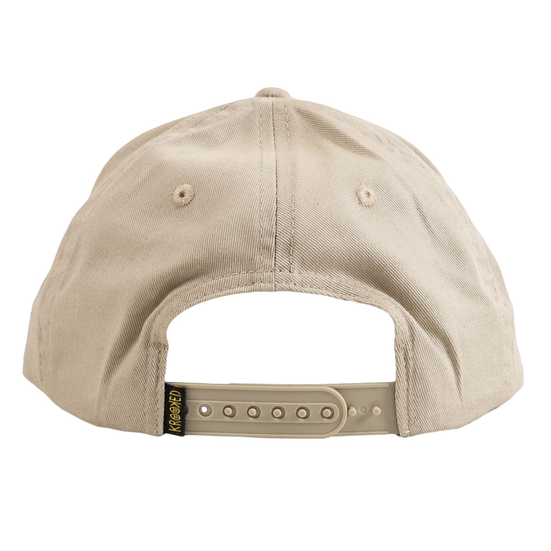 Natural/Gold Shmoo Krooked Snapback Hat Back