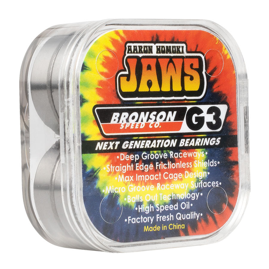 Aaron Jaws Homoki Pro G3 Bronson Speed Co Skateboard Bearings