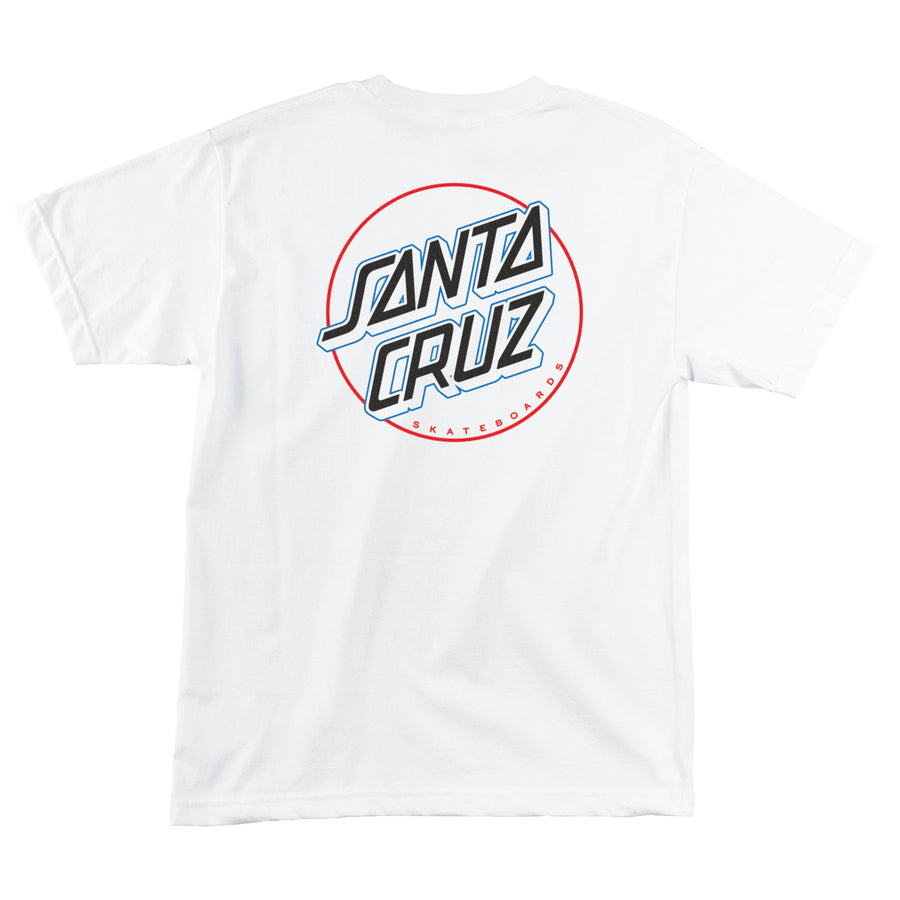 White Void Dot Santa Cruz T-Shirt Back