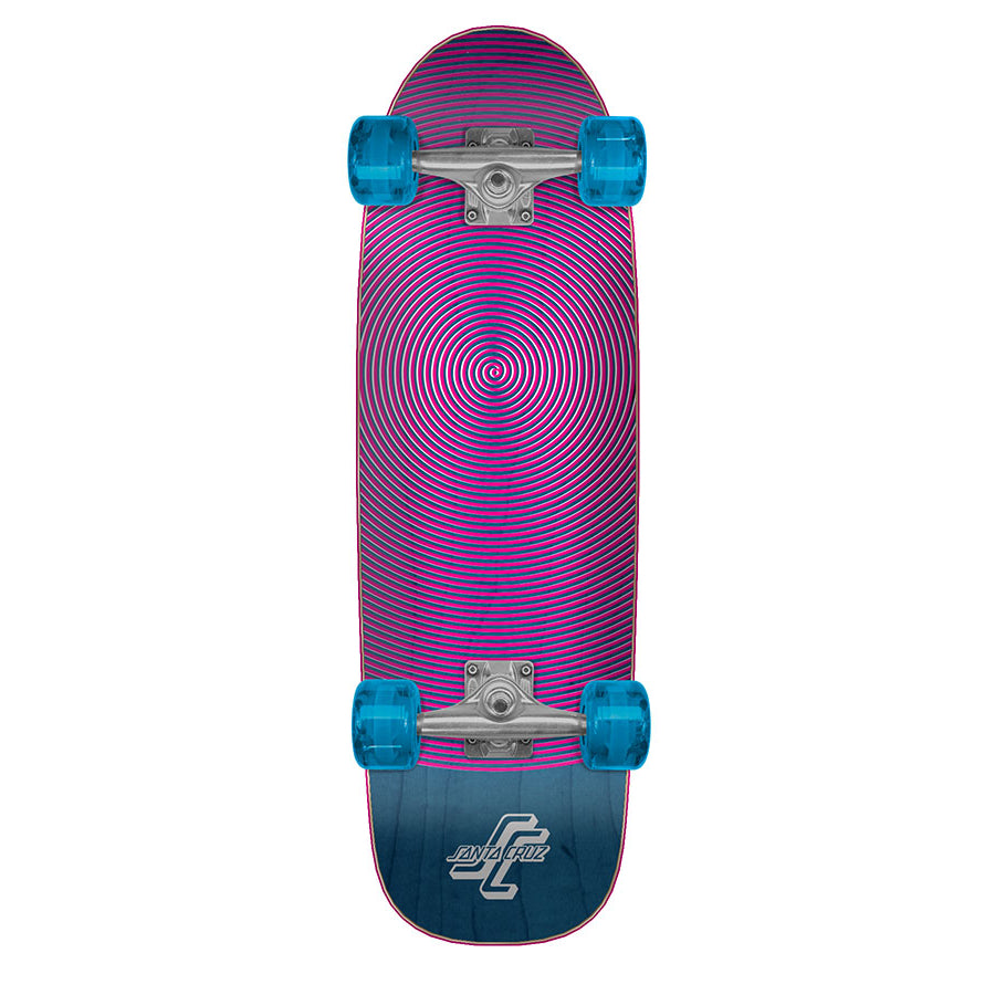 Classic Spiral Shaped Santa Cruz Cruiser Skateboard