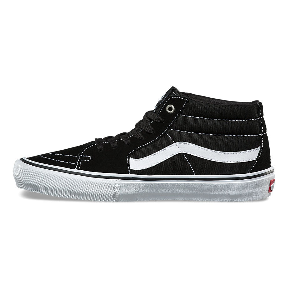 Vans Sk8-Mid Pro Skate Shoe - Black/White