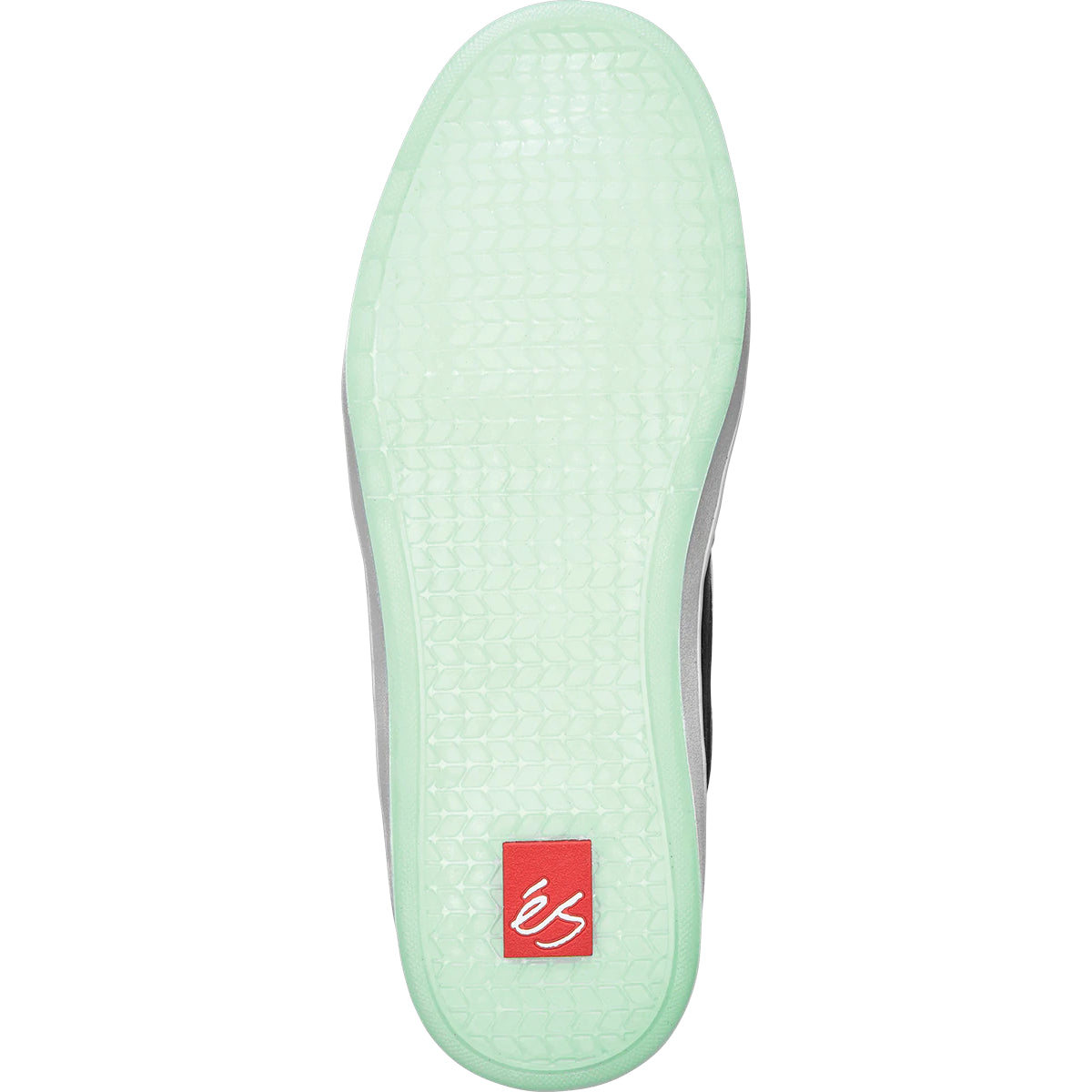 White/Turquiose Accel Slim eS Skateboarding Shoe Bottom