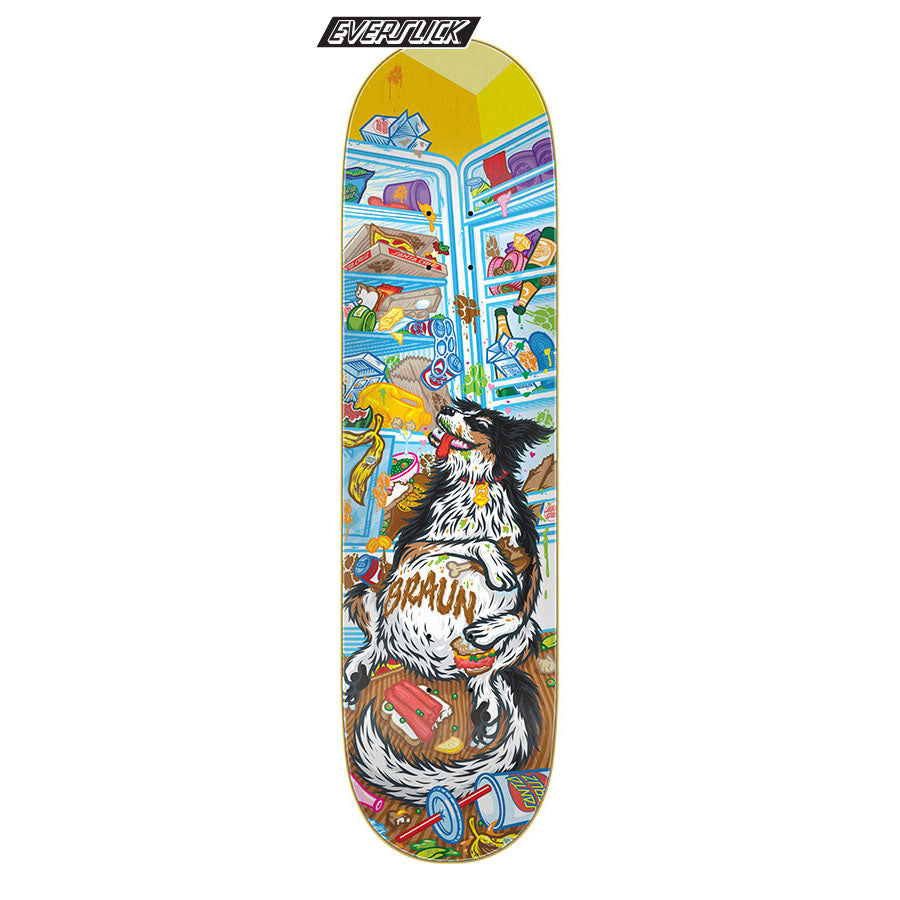 8.25 Braun Munchies Everslick Santa Cruz Deck