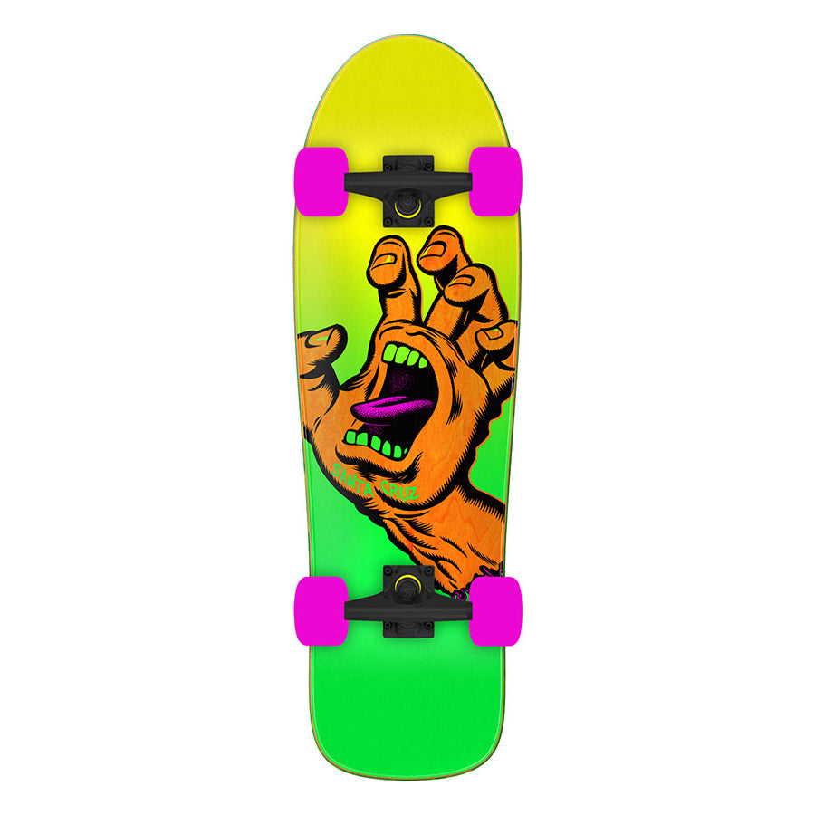 Missing Hand Shaped Santa Cruz Cruiser Skateboard