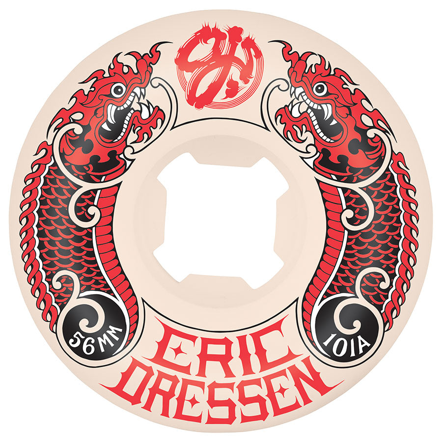 Eric Dressen 101a Dragon OJ Elite Hardline Skateboard Wheels