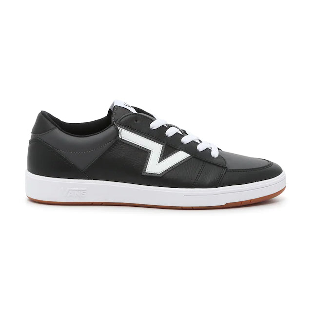 Black/White Soland Vans Skateboarding Shoe