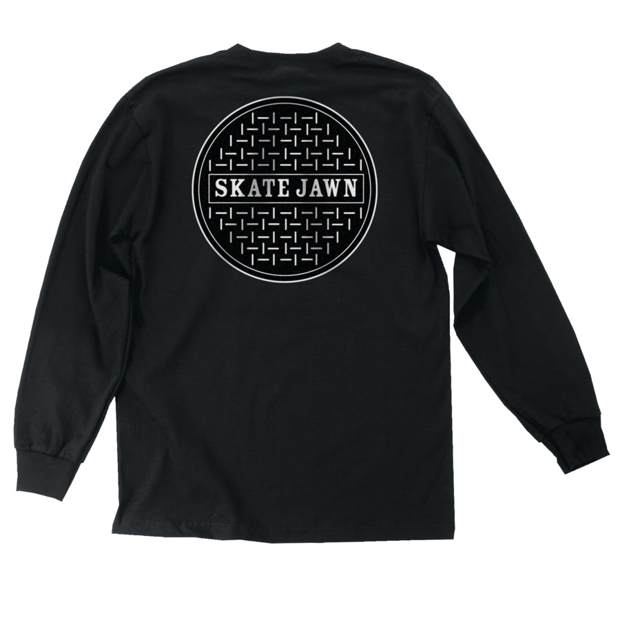 Black Skate Jawn OJ Wheels Long Sleeve Tee Back