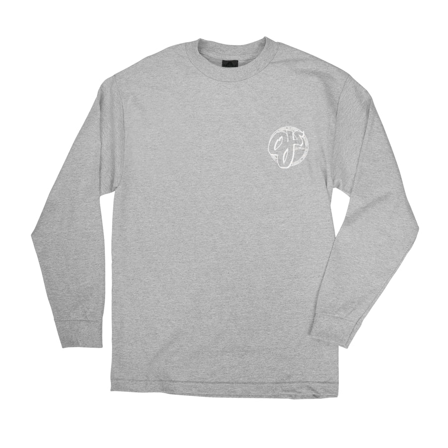 Heather Grey Skate Jawn OJ Wheels Long Sleeve T-shirt