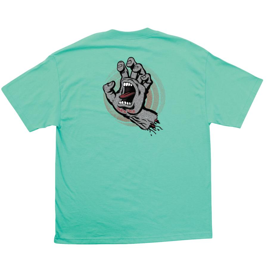 Celadon Amoeba Hand Santa Cruz T-Shirt Back