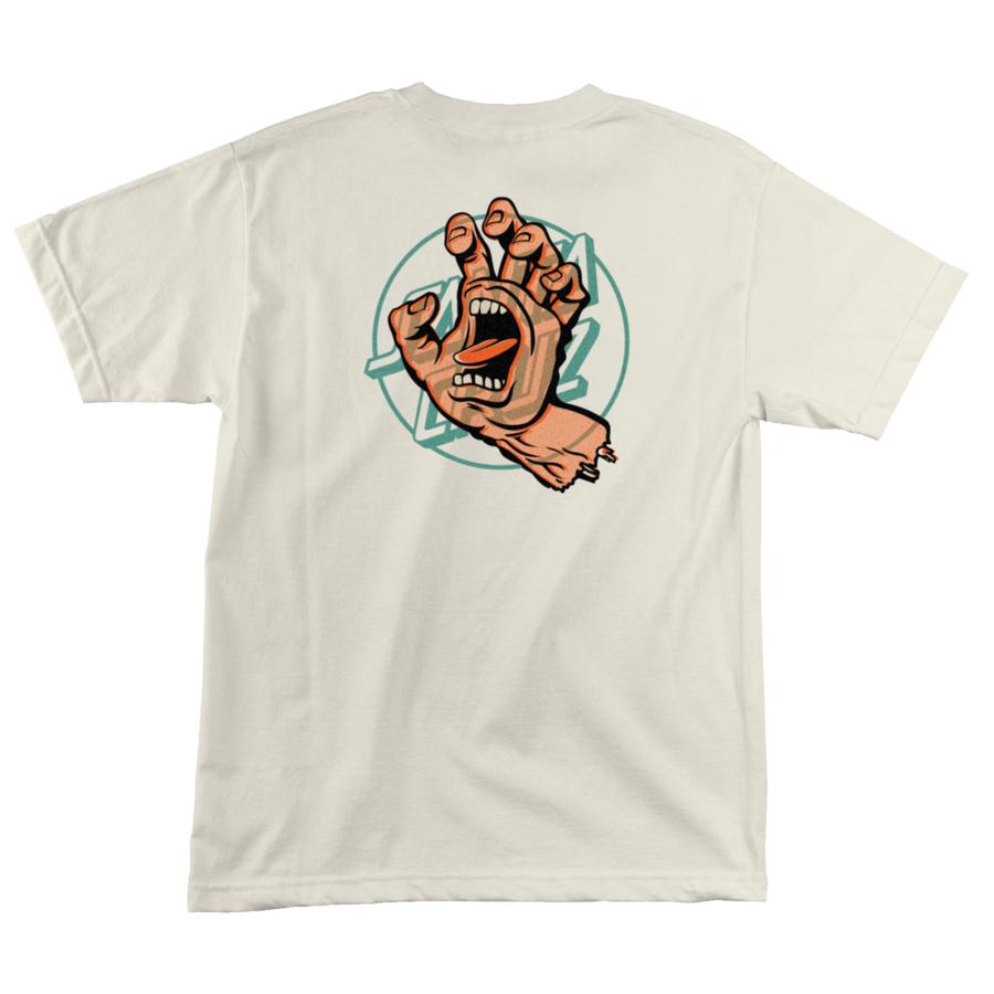Eco White Opus Overlay Santa Cruz T-Shirt Back