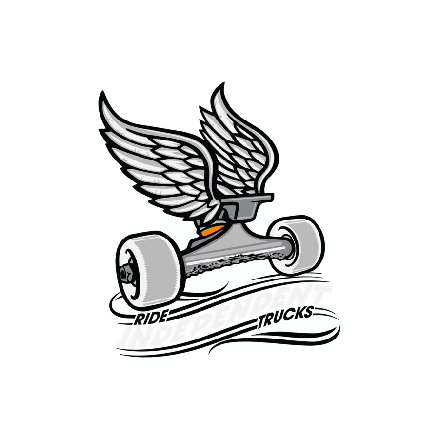 Take Flight Independent Trucks Skateboard Sticker