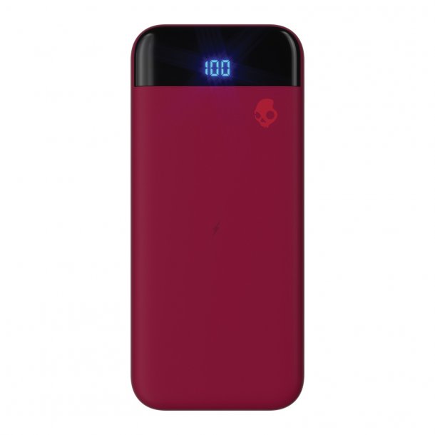 Deep Red Stash Fuel Portable Skullcandy Charging Block