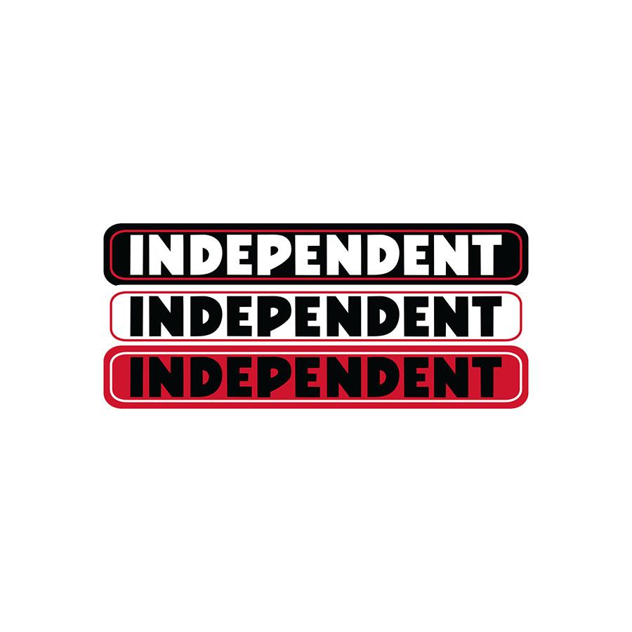 Bar Logo Independent Trucks Skateboard Sticker