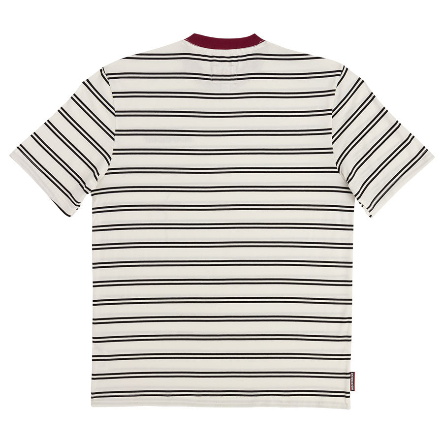 Bauhaus Striped Ringer Independent Trucks T-Shirt Back