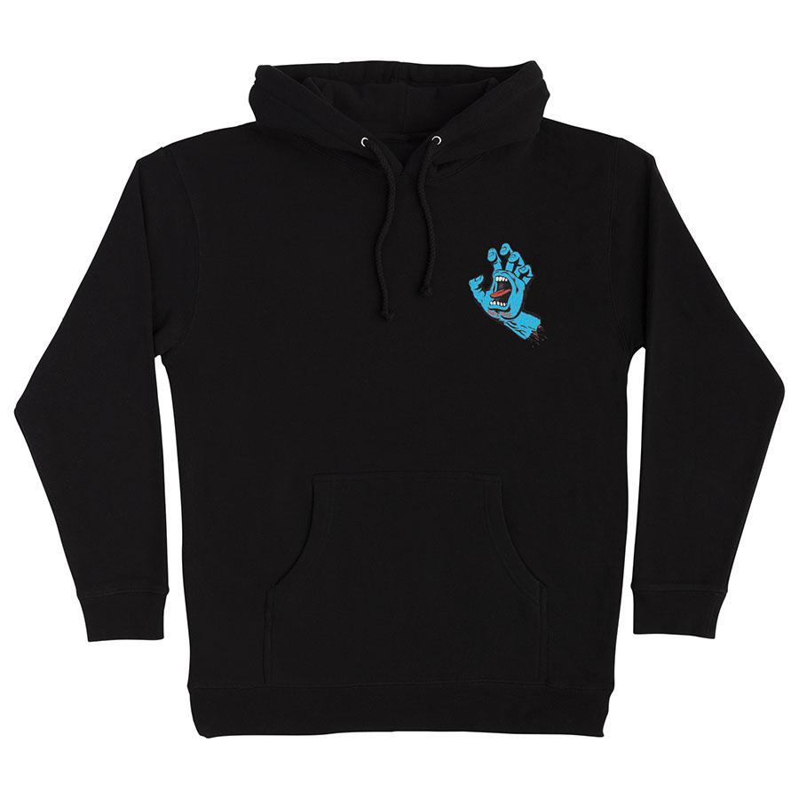 Black Screaming Hand Santa Cruz Hoodie