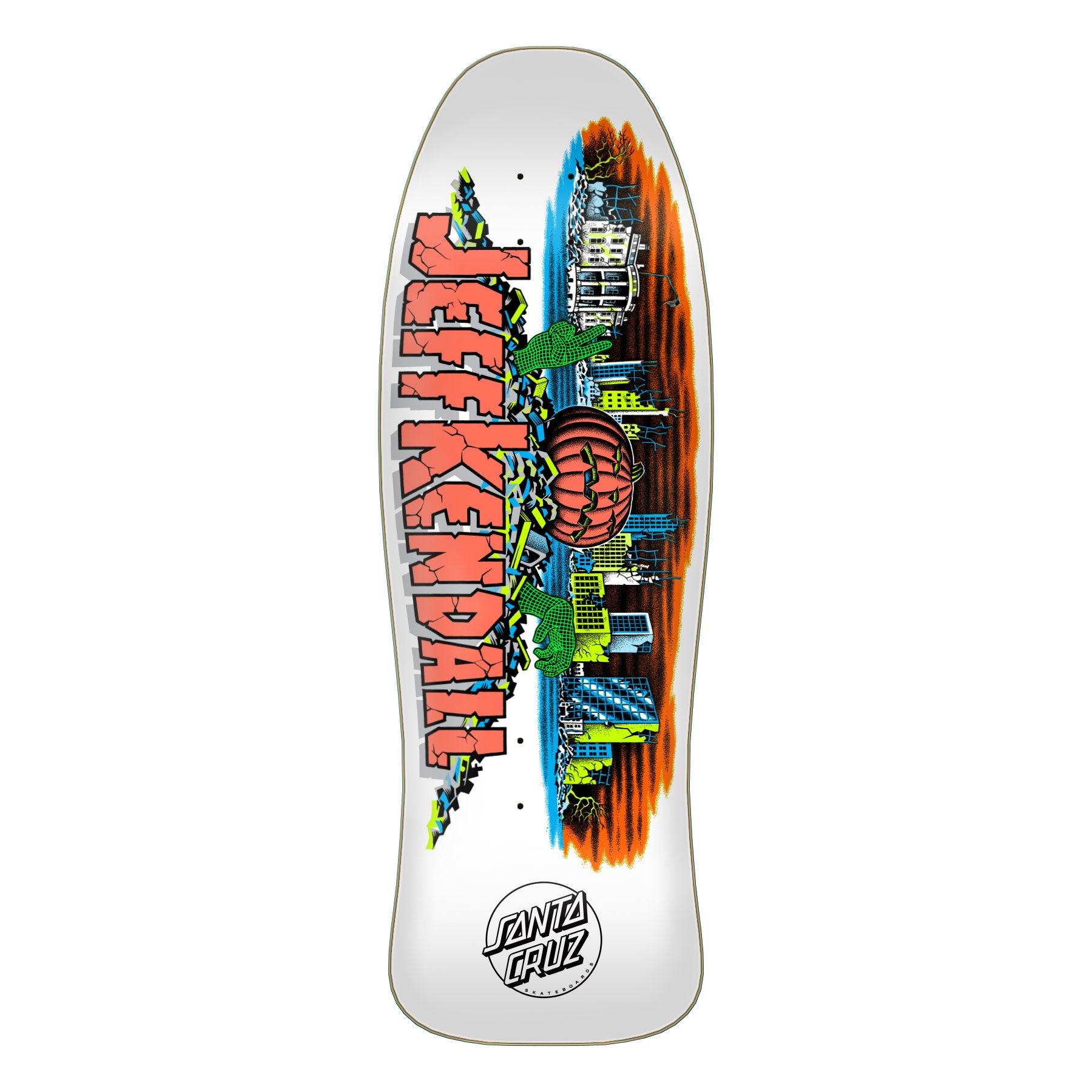 Jeff Kendall Santa Cruz Pumpkin Reissue Skateboard Deck