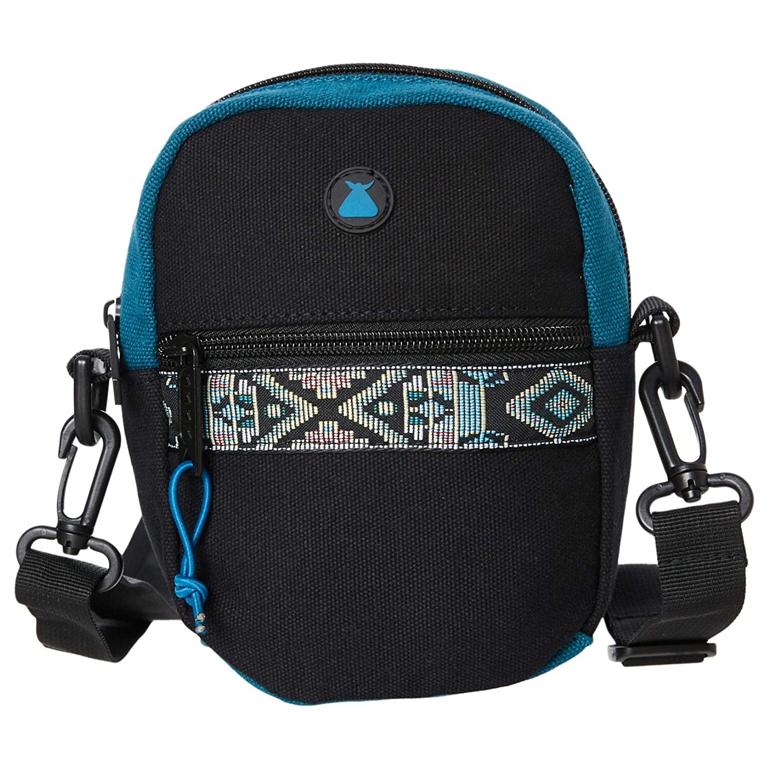 Black and Blue Oaker Mini Mega Bumbag Hip Pack