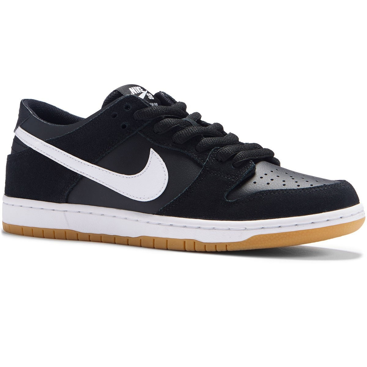 Nike SB Dunk Low Pro - Black/White/Gum-Light Brown