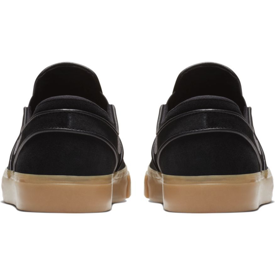 Nike SB Janoski Slip Skate Shoe - Black/Gun Smoke - Gum Light Brown