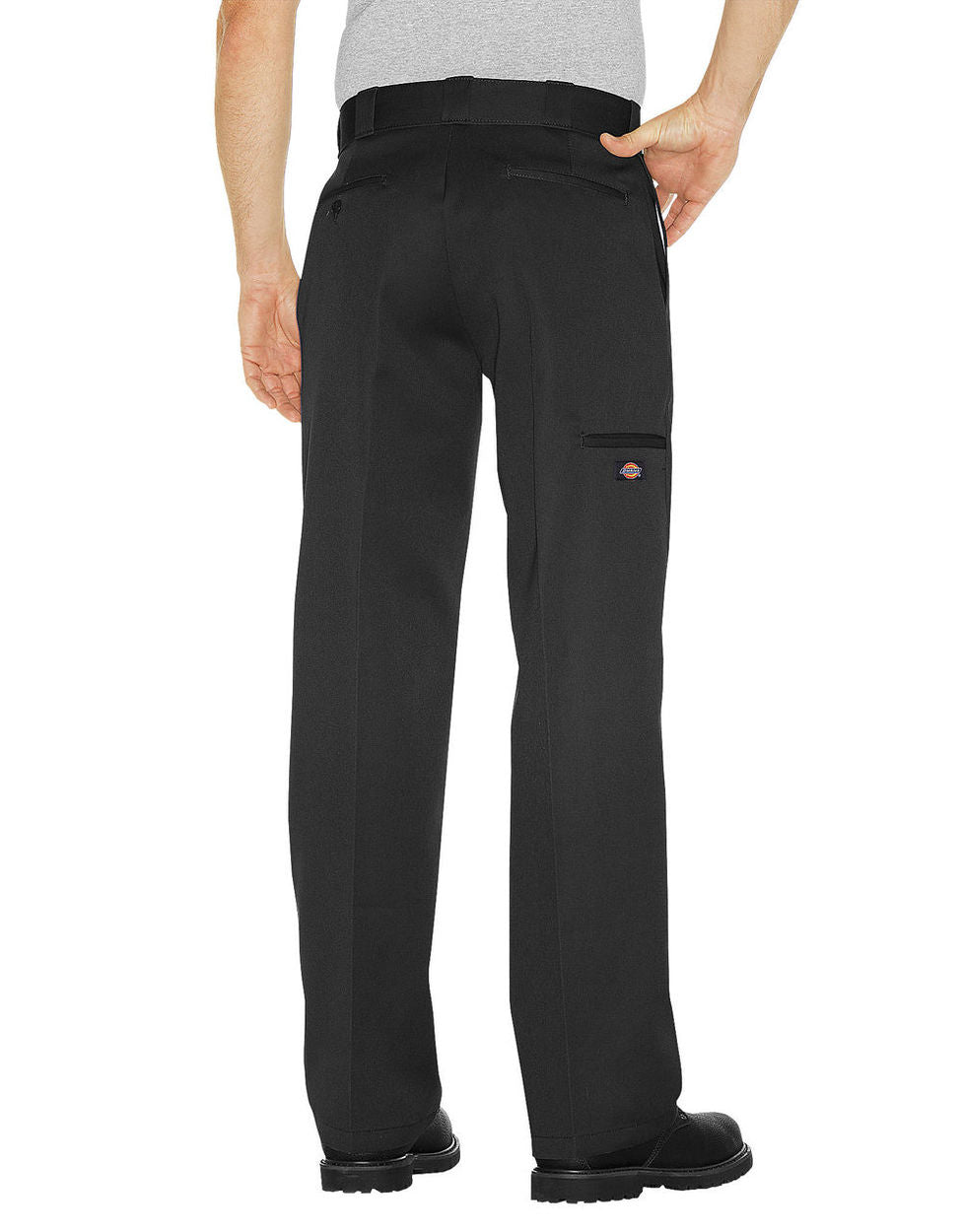 Black Loose Fit Double Knee Dickies Pants