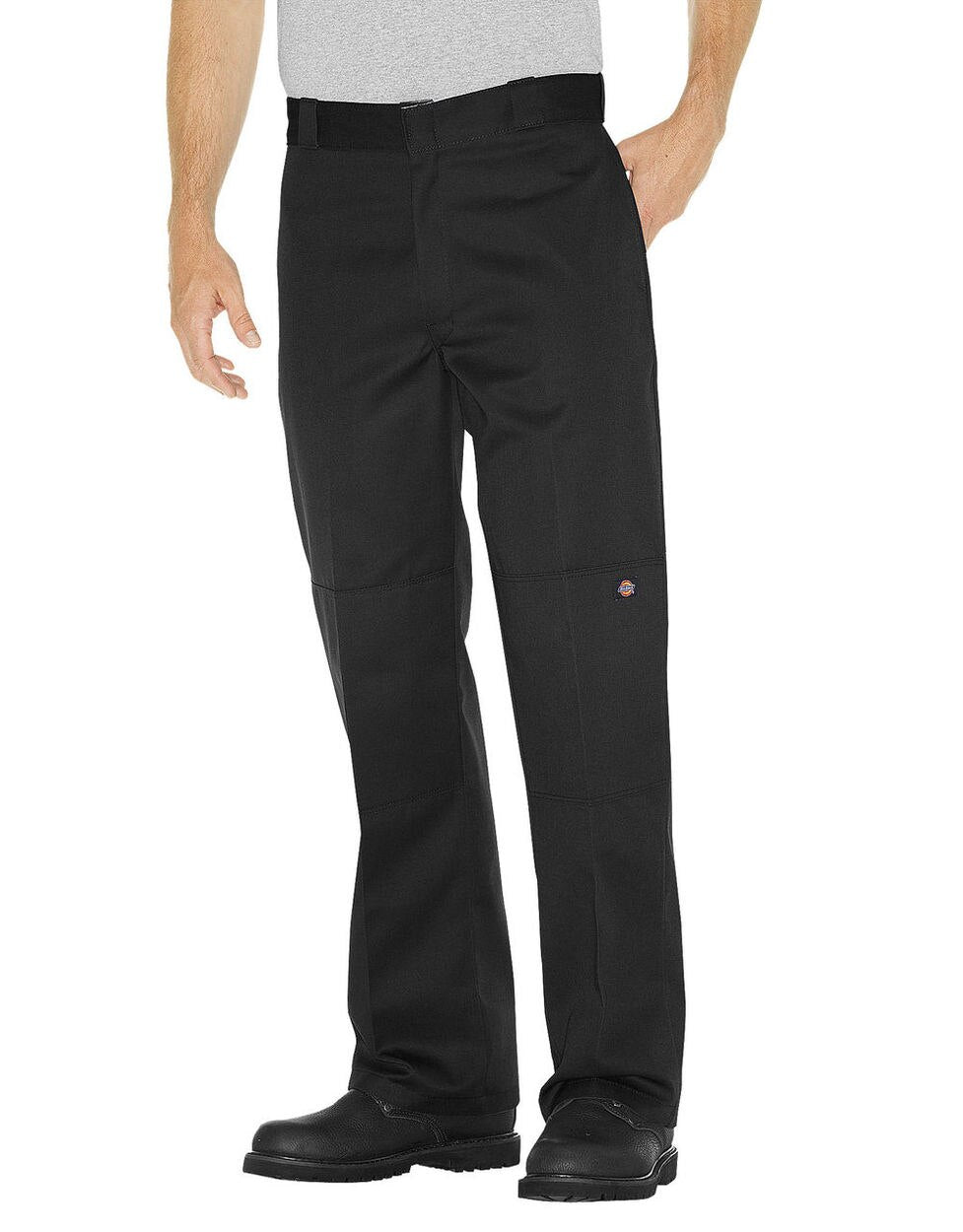 Black Loose Fit Double Knee Dickies Pants