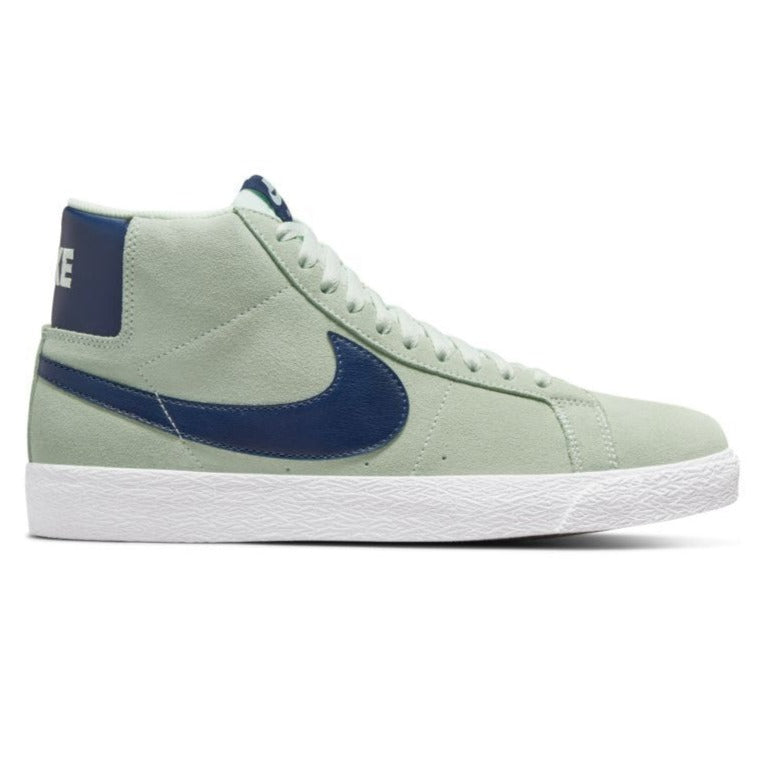 Nike SB Blazer Mid Skate Shoe - Barely Green/Navy-Barely 
