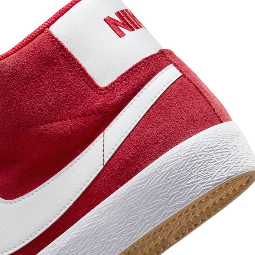 University Red Blazer Mid Nike SB Skateboarding Shoe Detail