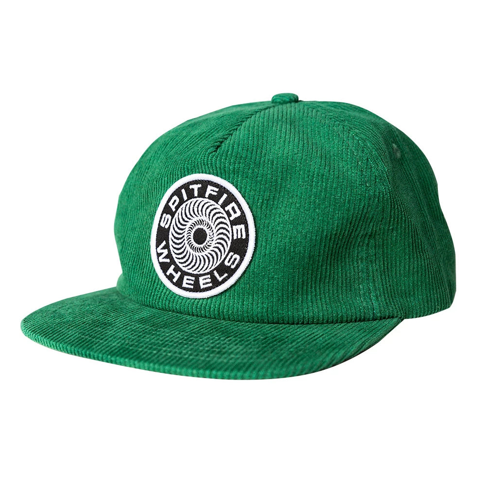 Dark Green 87' Swirl Spitfire Wheels Snapback Hat