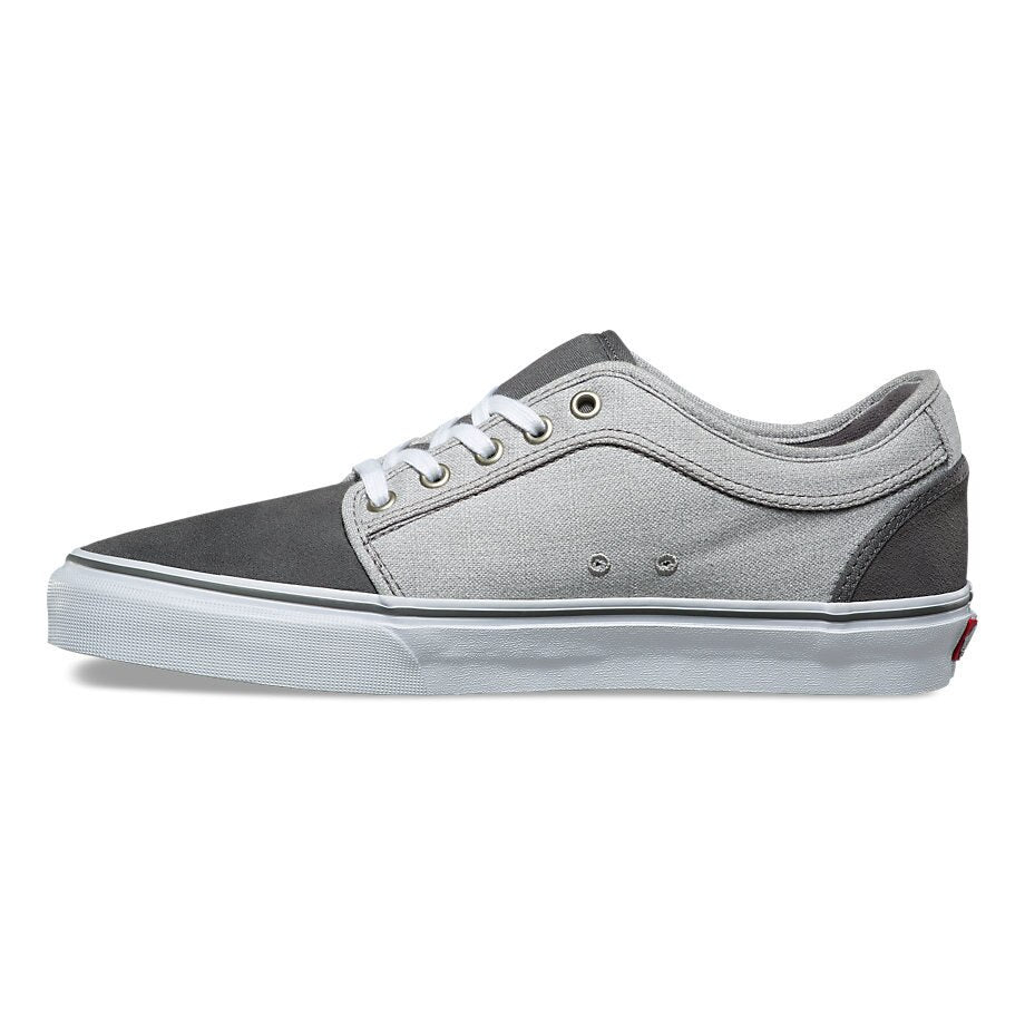 Vans Kids Chukka Low Pro Skateboard Shoe - Pewter/Frost grey
