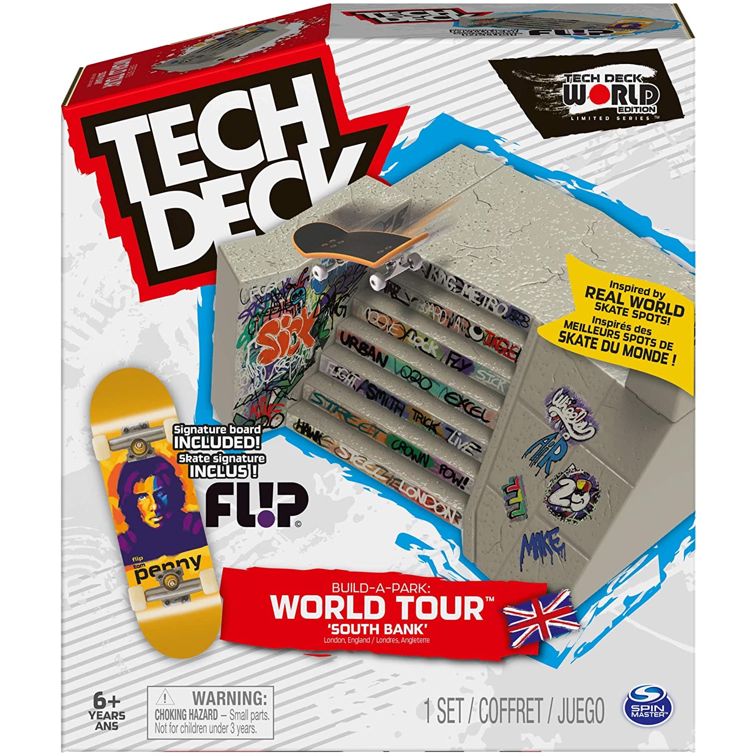 South Bank Tech Deck Build-A-Park Ramp Set with Deck