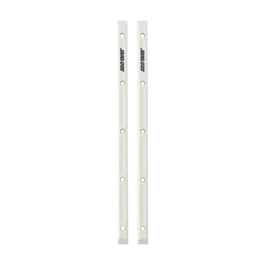 White Slimline Santa Cruz Board Rails