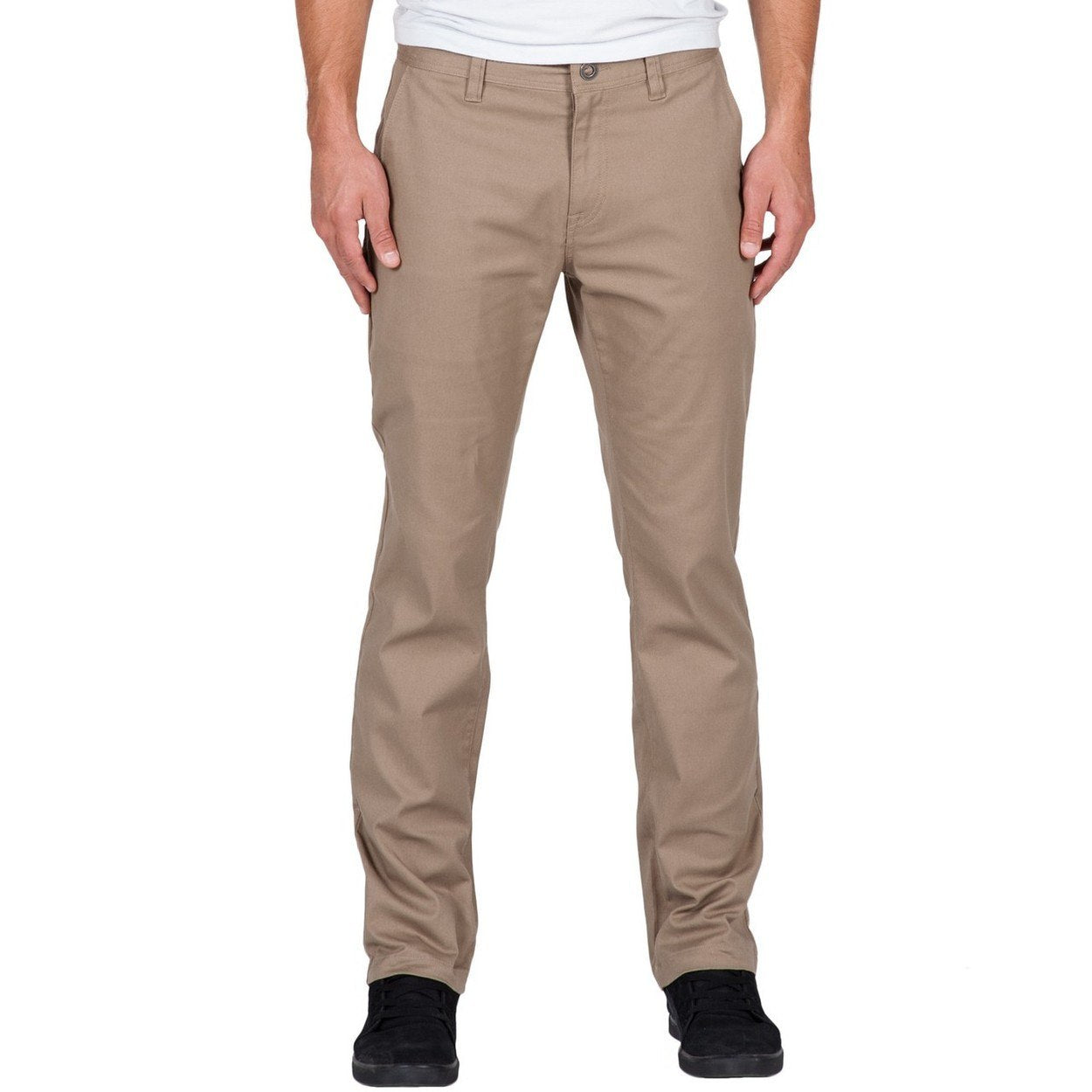 Volcom Frickin Modern Stretch Chino Pants- Khaki