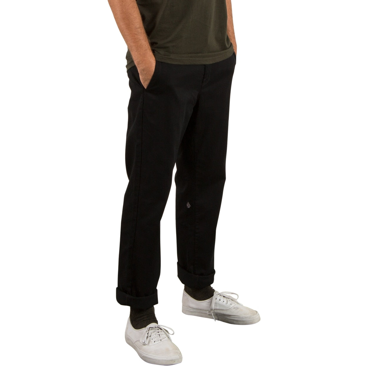 Volcom Frickin Regular Chino Pants - Black