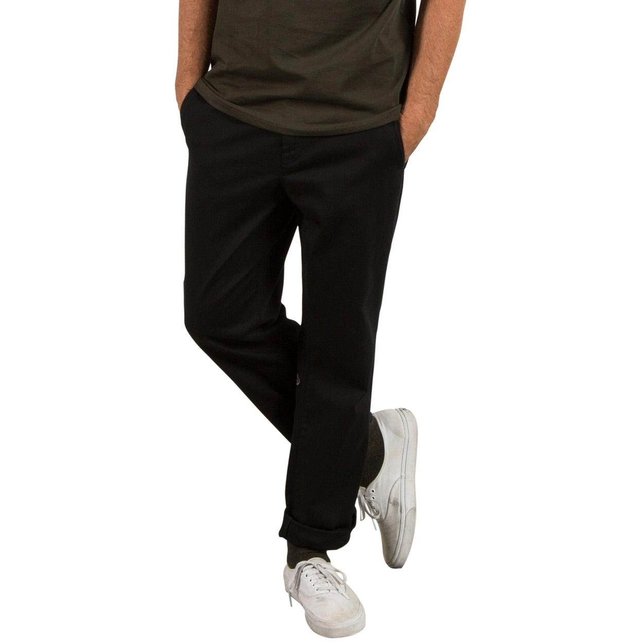 Volcom Frickin Regular Chino Pants - Black