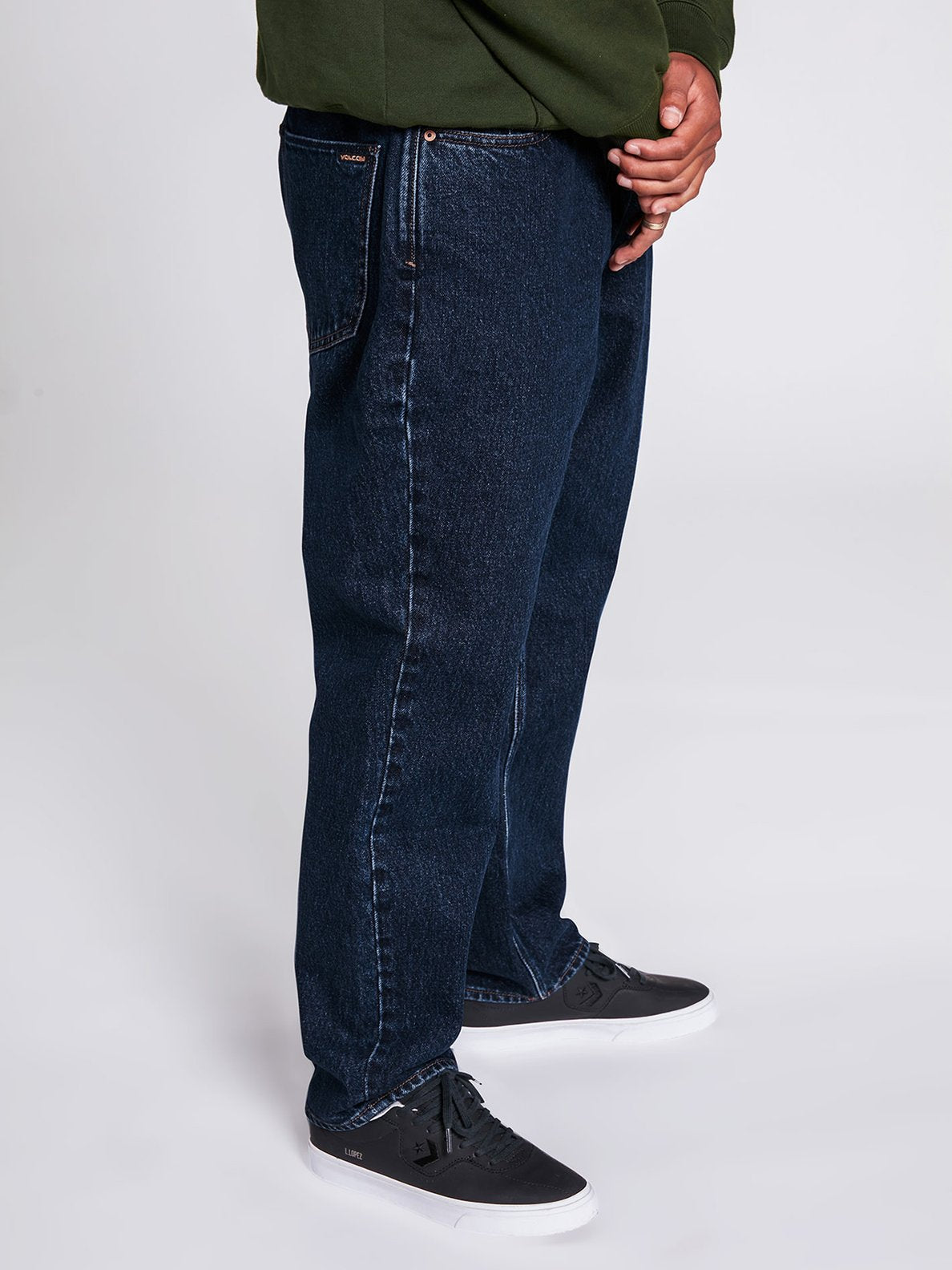 Blue Rinse Louie Lopez Tapered Volcom Denim