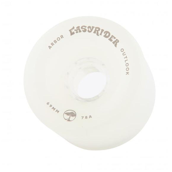 69mm 78a Ghost White Easyrider Arbor Outlook Longboard Wheels